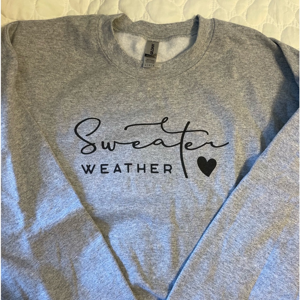 Sweater Weather snuggly sweatshirt